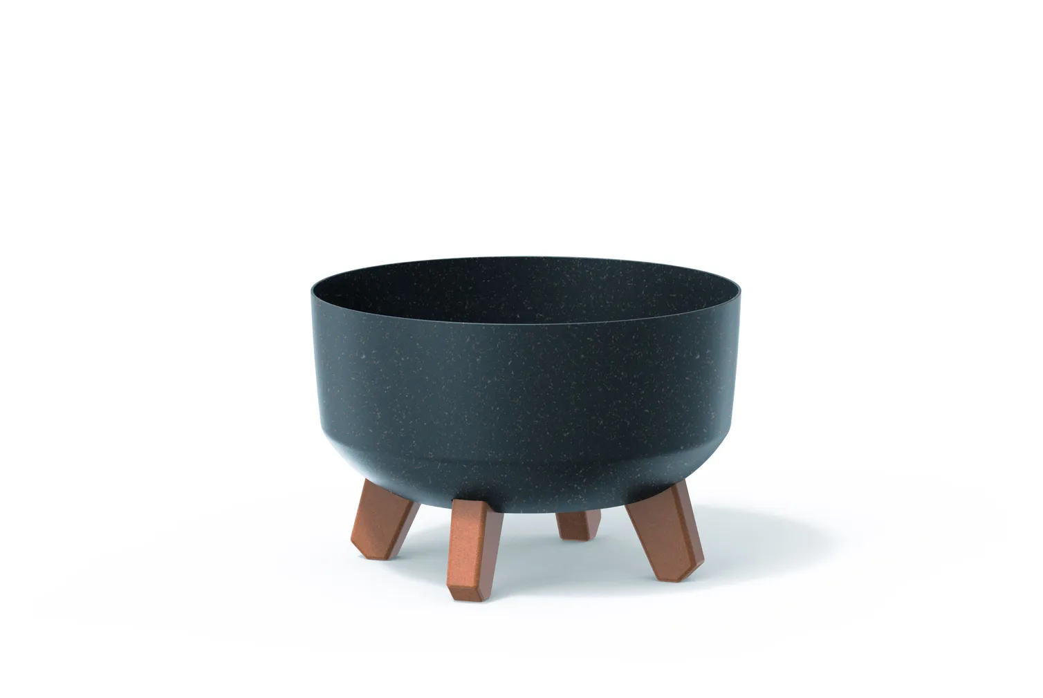 LILLEPOTT PROSPERPLAST JALGADEGA ECO WOOD Ø23,5CM ANTRATSIIT