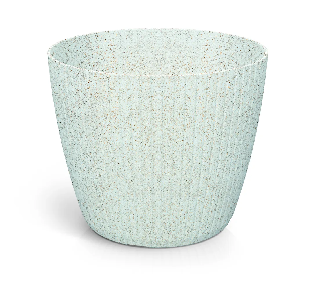 LILLEPOTT PROSPERPLAST LAMIA ECO WOOD Ø38,5CM VALGE