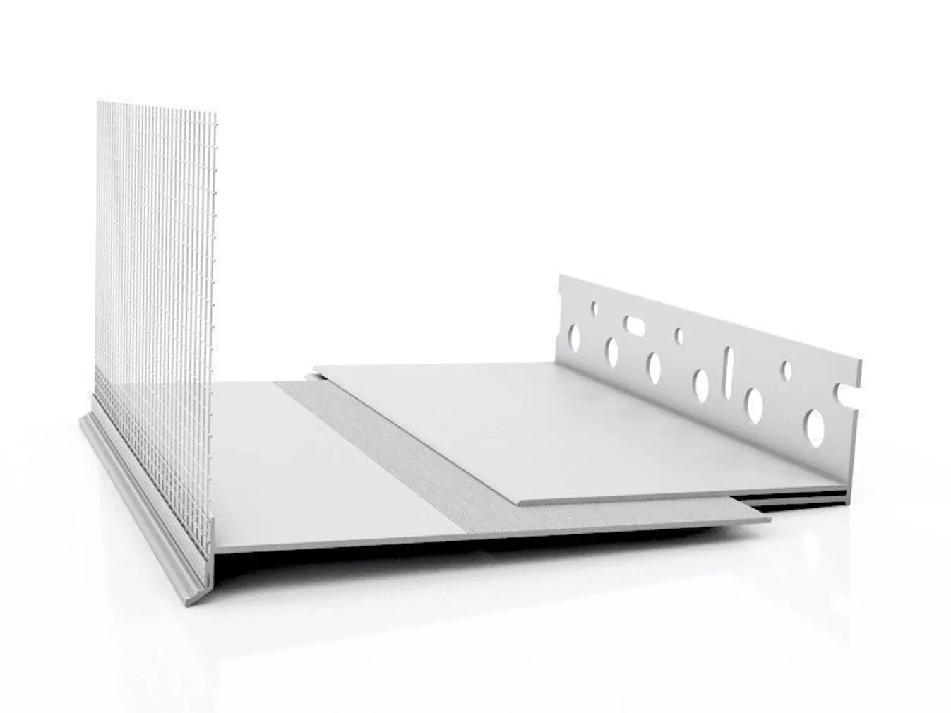 SOKLIPROFIILIKOMPLEKT ALBAU EB PVC VARIO 190X120MM PVC