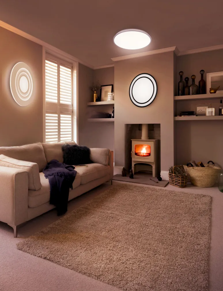 PLAFOON LEDVANCE ORBIS MADRID 290MM 2XE27 NIKKEL