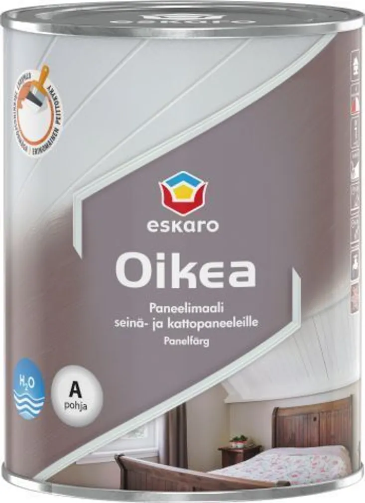 SISEVÄRV ESKARO OIKEA 0,9L VALGE POOLMATT