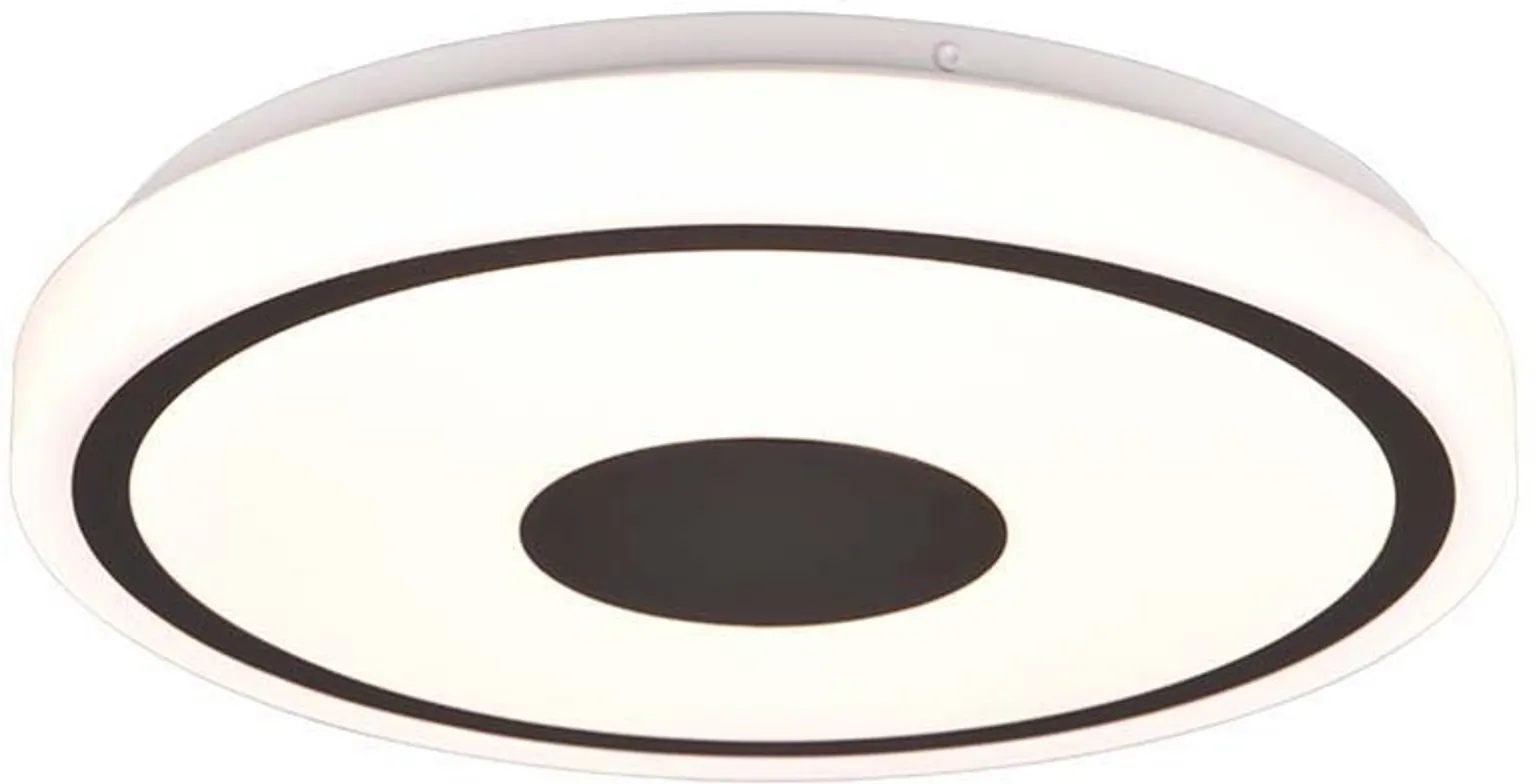 PLAFOON LED TRIO BUNDA 34CM MATT 16W MUST