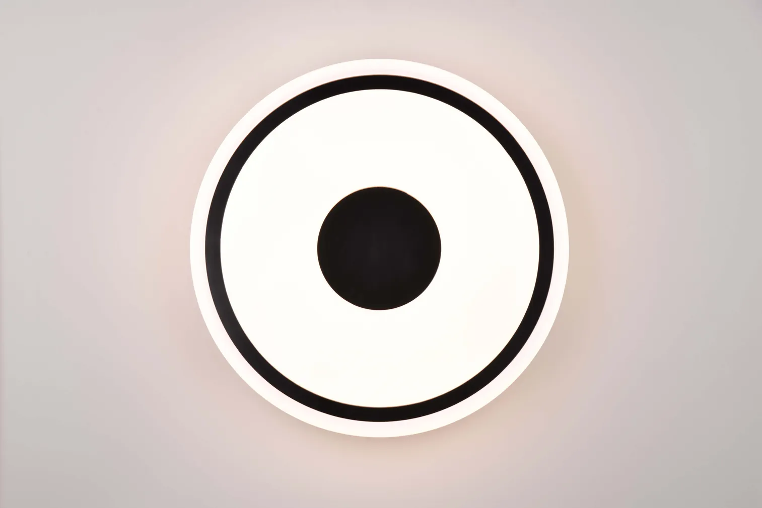 PLAFOON LED TRIO BUNDA 34CM MATT 16W MUST