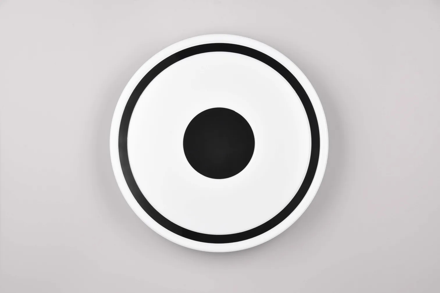 PLAFOON LED TRIO BUNDA 34CM MATT 16W MUST