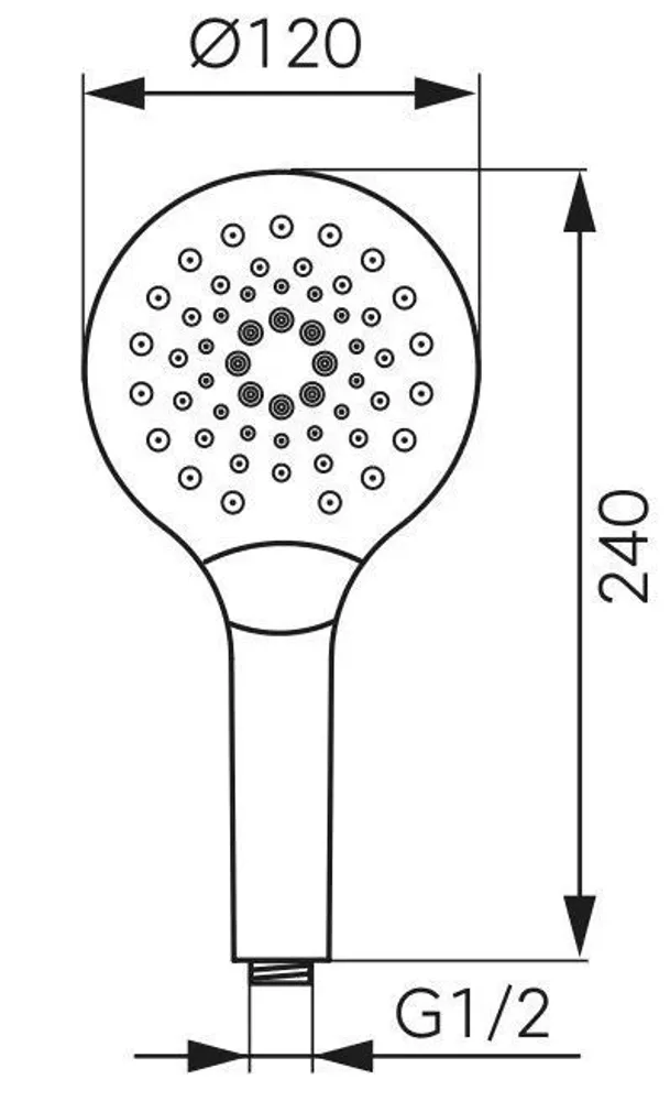 DUŠIOTSIK FERRO MULO 3-FUNKTSIOONILINE, VALGE