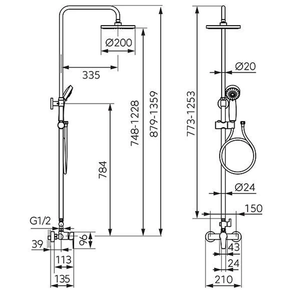DUŠISEGISTI FERRO RENNTO ÜLA- JA KÄSIDUŠIGA, MUST