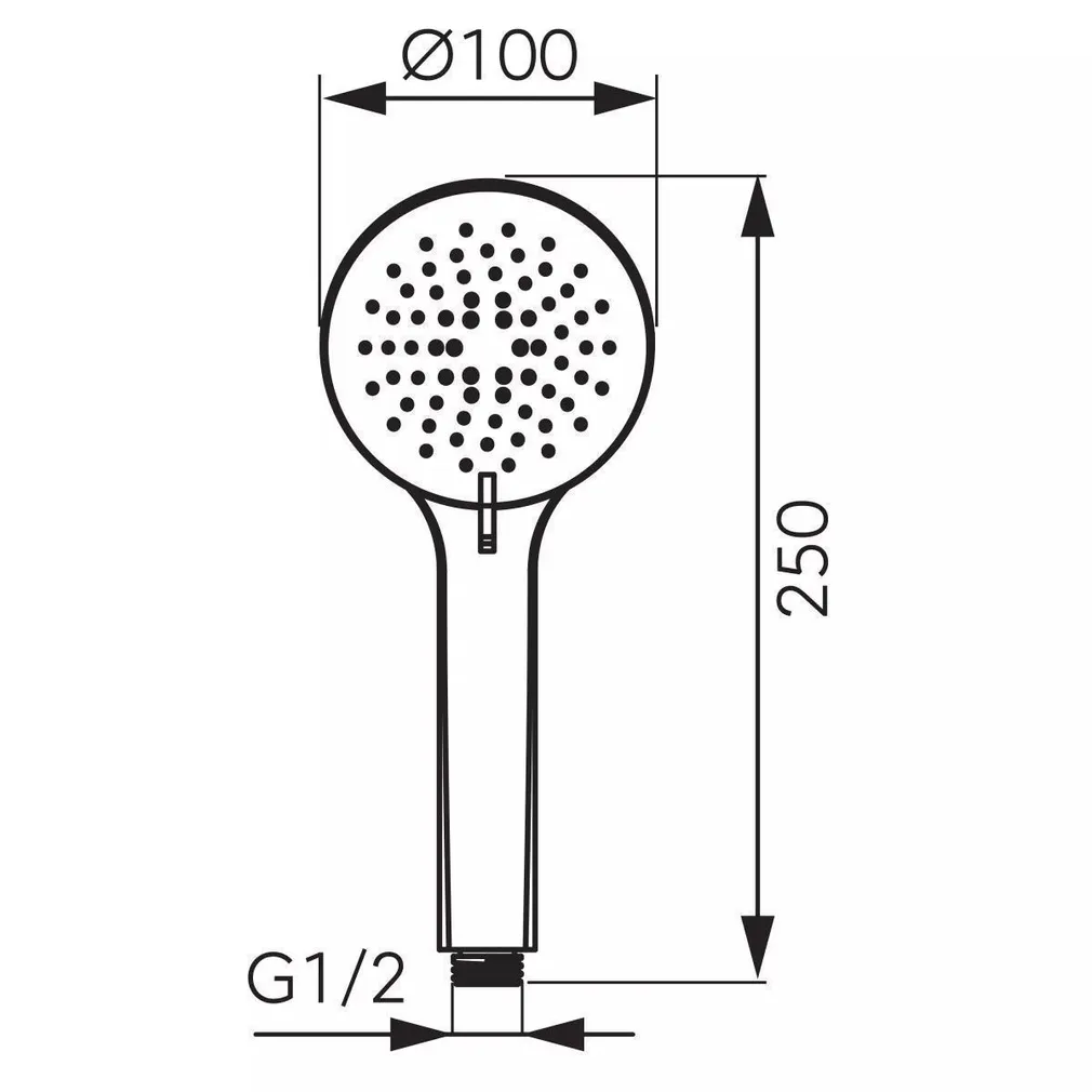 DUŠIOTSIK FERRO VIGO, 3-FUNKTSIOONILINE, MUST