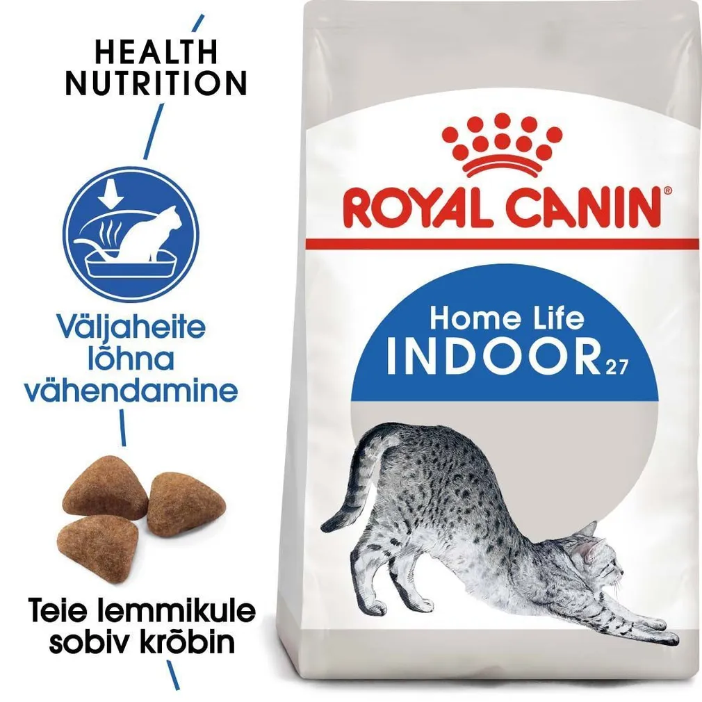 KUIVTOIT ROYAL CANIN INDOOR KASSIDELE 4KG