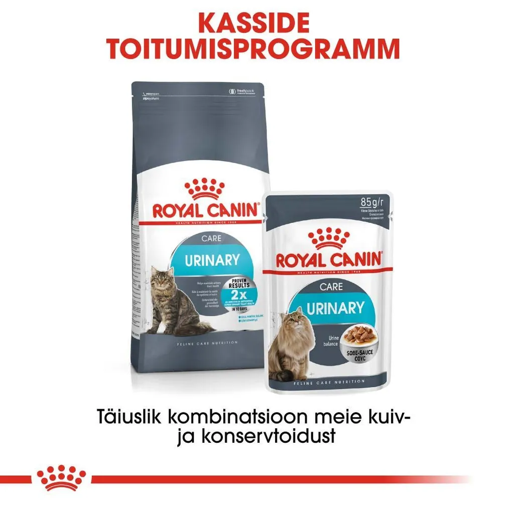KUIVTOIT ROYAL CANIN URINARY CARE KASSIDELE 2KG