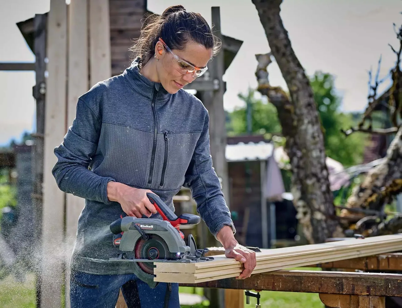 AKUKETASSAAG EINHELL TP-CS 18/165 LI BL-SOLO AKU JA LAADIJATA