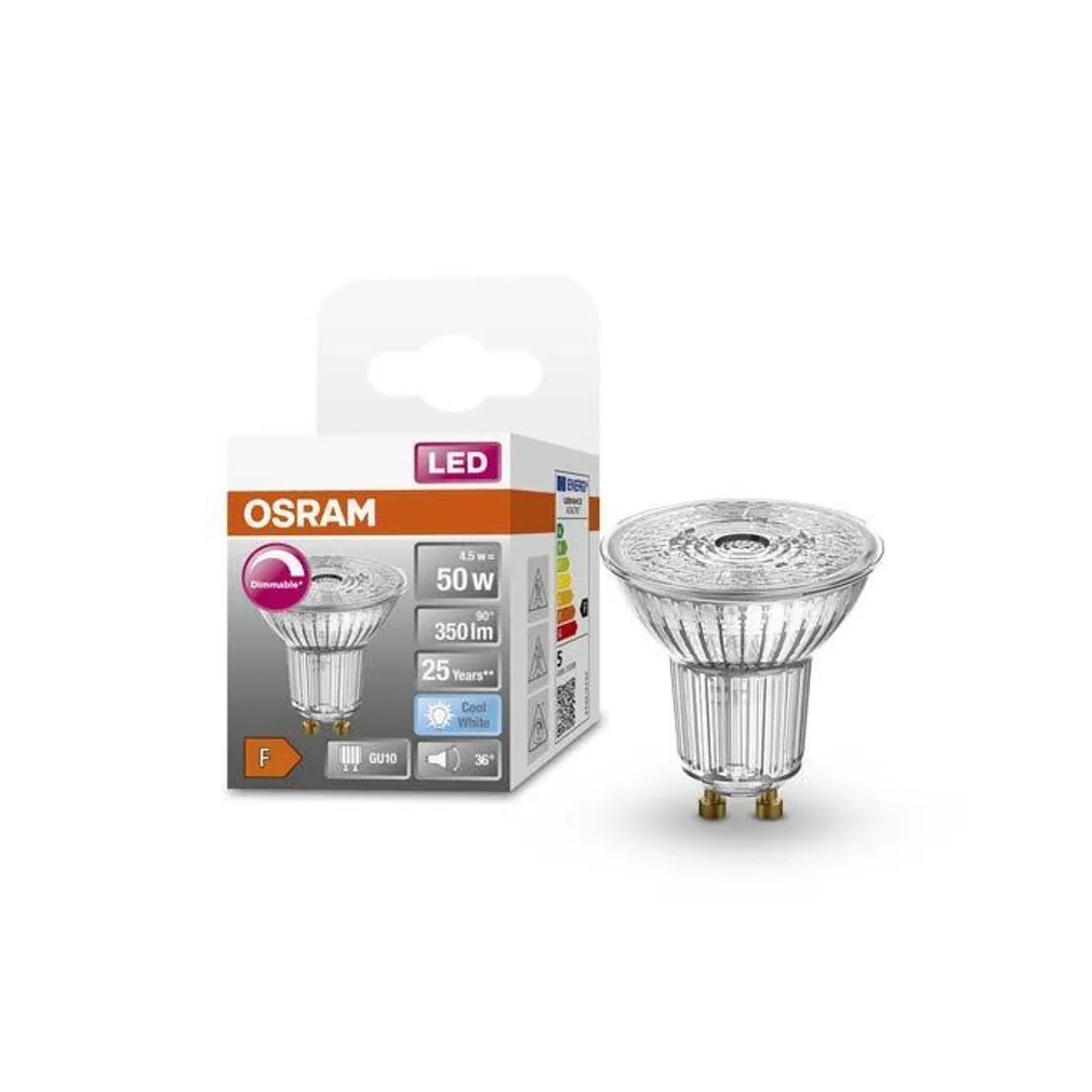 LED LAMP OSRAM SSTAR 4,5W 940 GU10 DIM