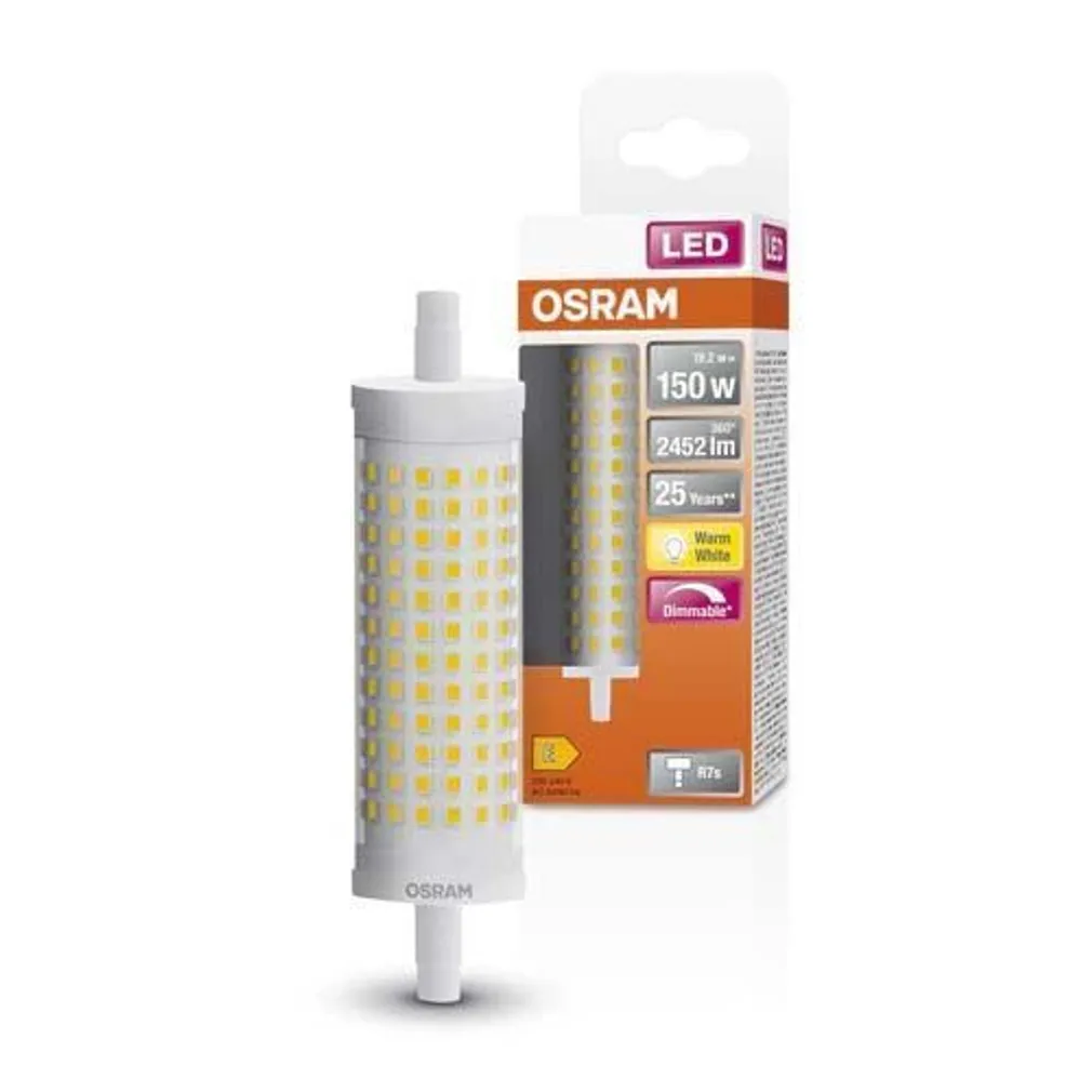LED LAMP OSRAM SPECIAL LINE 18,2W 827 R7S DIM