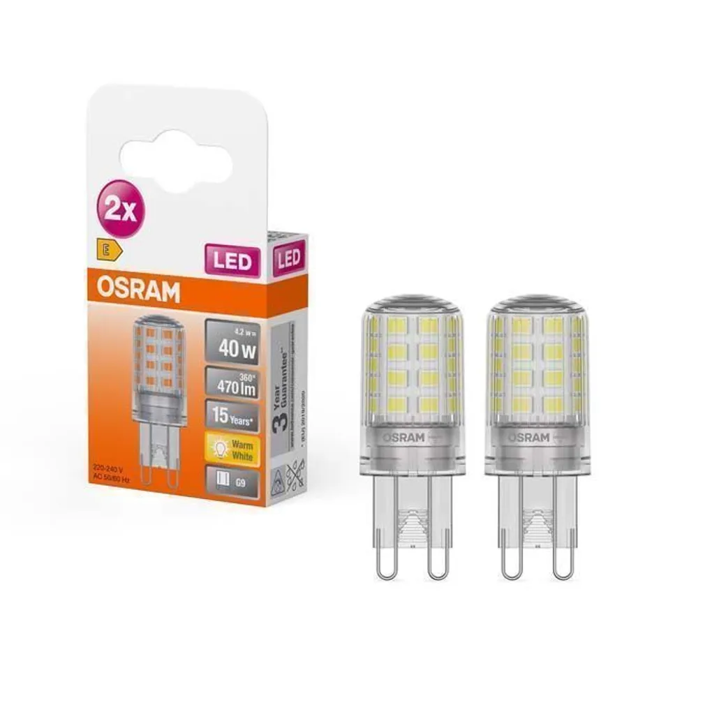 LED LAMP OSRAM SPECIAL 4,2W 827 G9 NON-DIM, 2TK/PAKK