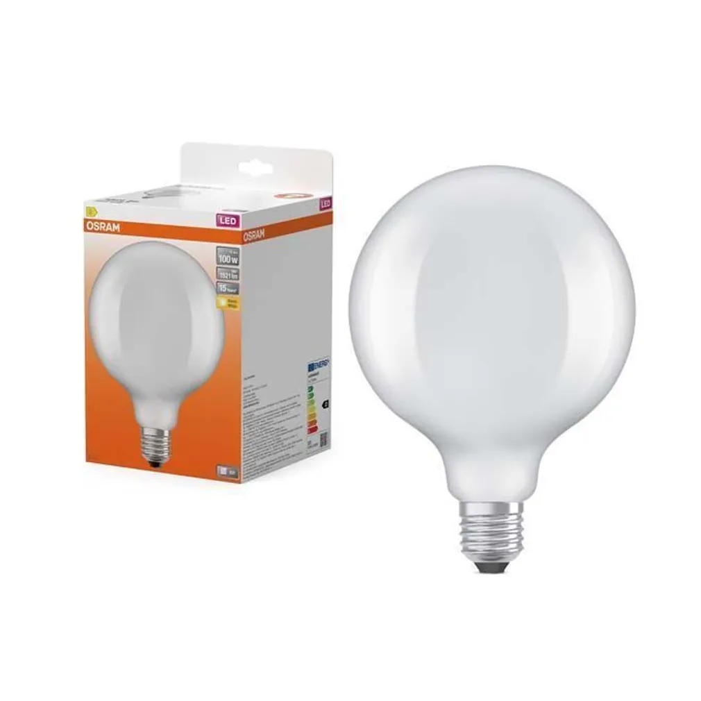LED LAMP OSRAM CLASSIC GLOBE125 FR 11W 827 E27 NON-DIM