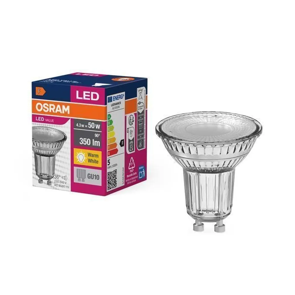 LED LAMP OSRAM GL 4,3W 830 GU10 NON-DIM