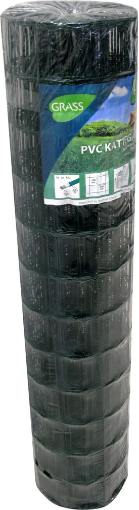 AIAVÕRK GRASS 100X100/2,2MM 1200MM 25M RULL PVC ROHELINE RAL6005