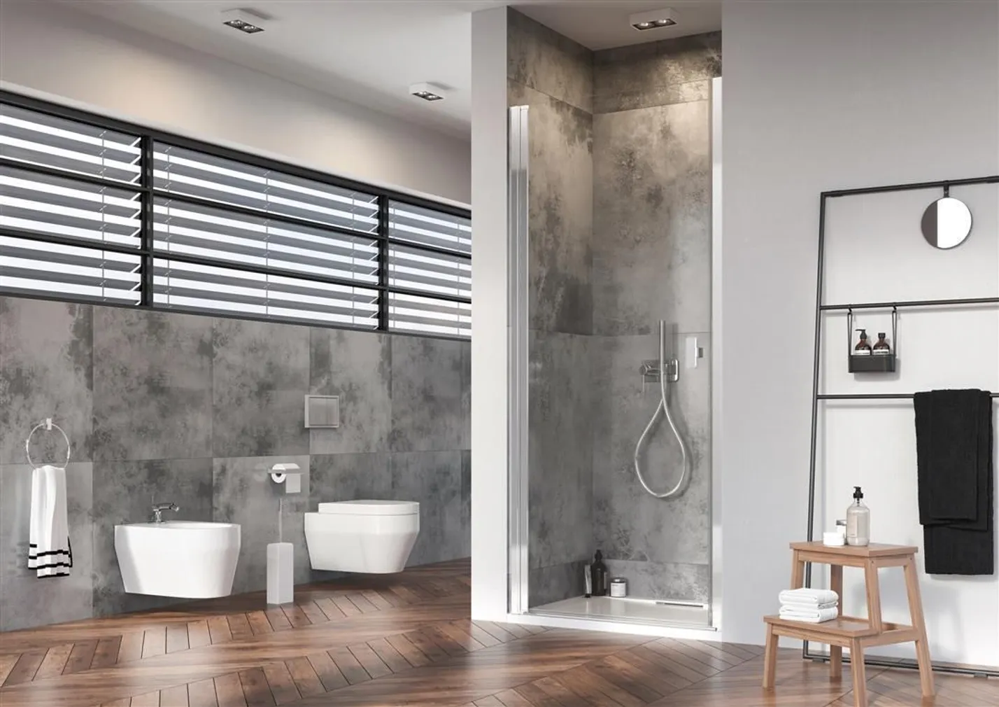 DUŠIUKS RADAWAY NES DWJ I 70X190CM VASAK