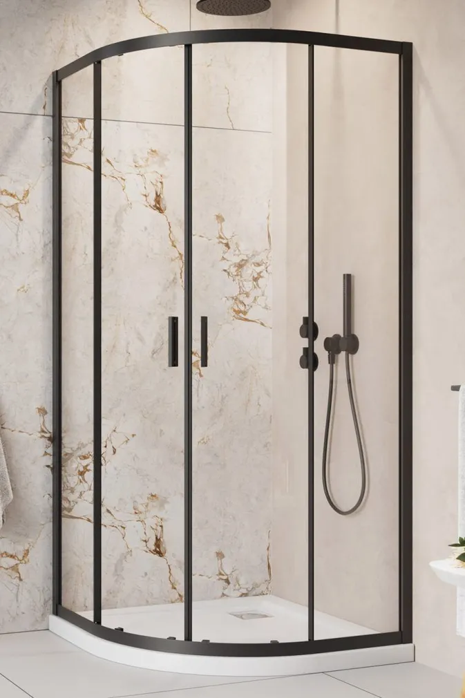 DUŠINURK RADAWAY ALIENTA BLACK A 80X80X190CM