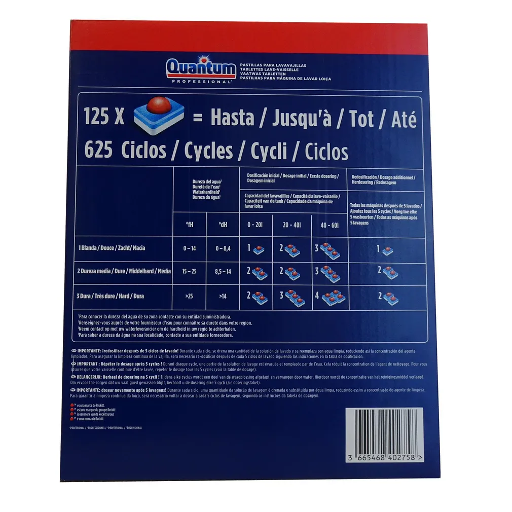 NÕUDEPESUKAPSLID FINISH QUANTUM PROFESSIONAL 125TK/PK