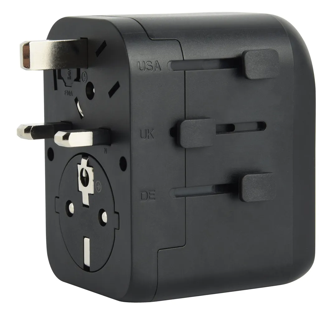REISIADAPTER ELECTRALINE EUROOPA/MAAILM +2USB-C+1USB-A PD20W