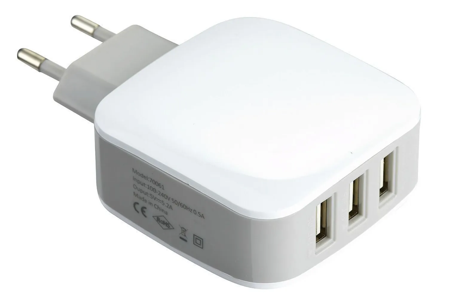 ADAPTER ELECTRALINE 3USB-A 26W