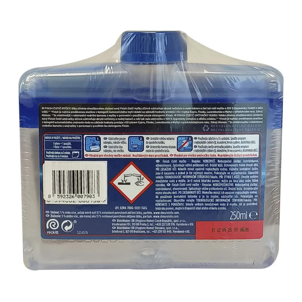 NÕUDEPESUMASINA PUHASTUSVAHEND FINISH 2X250ML