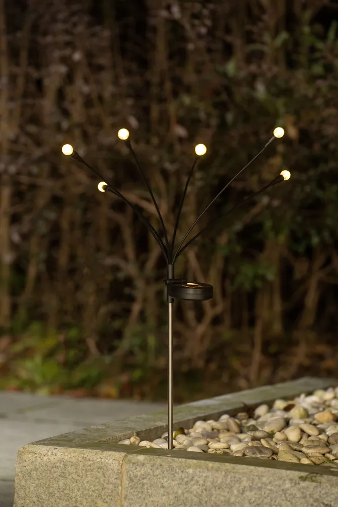 AIAVALGUSTI SOLAR LED FIREFLY 70CM PÄIKESEPANEELIGA