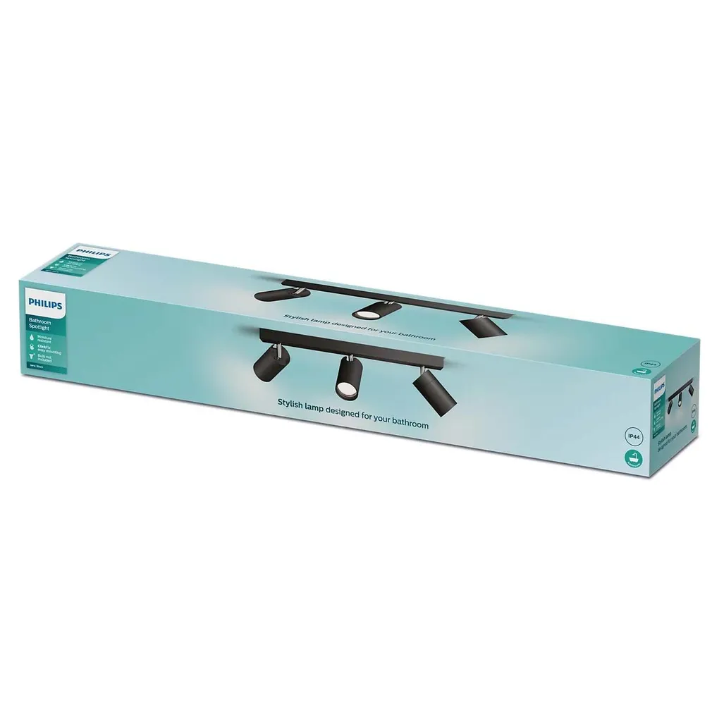 VANNITOAVALGUSTI PHILIPS IDRIS 3X5W HV IP44 MUST