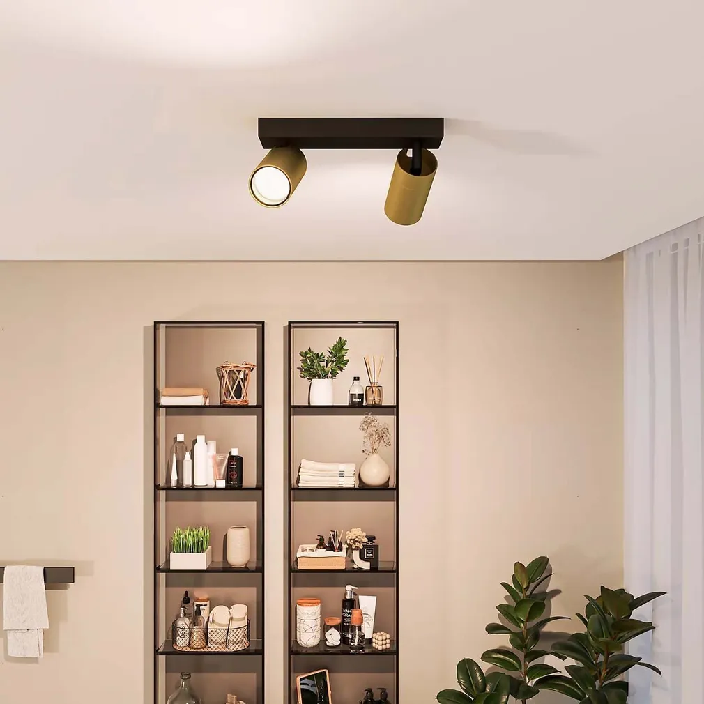 VANNITOAVALGUSTI PHILIPS IDRIS 2X5W HV IP44 MESSING