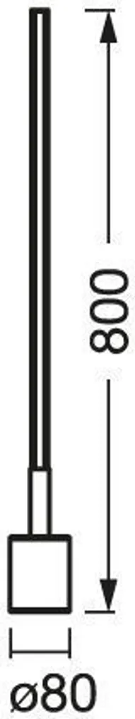 PÕRANDALAMP LEDVANCE SMART+ 8W WIFI RGB+TW+RC MUST