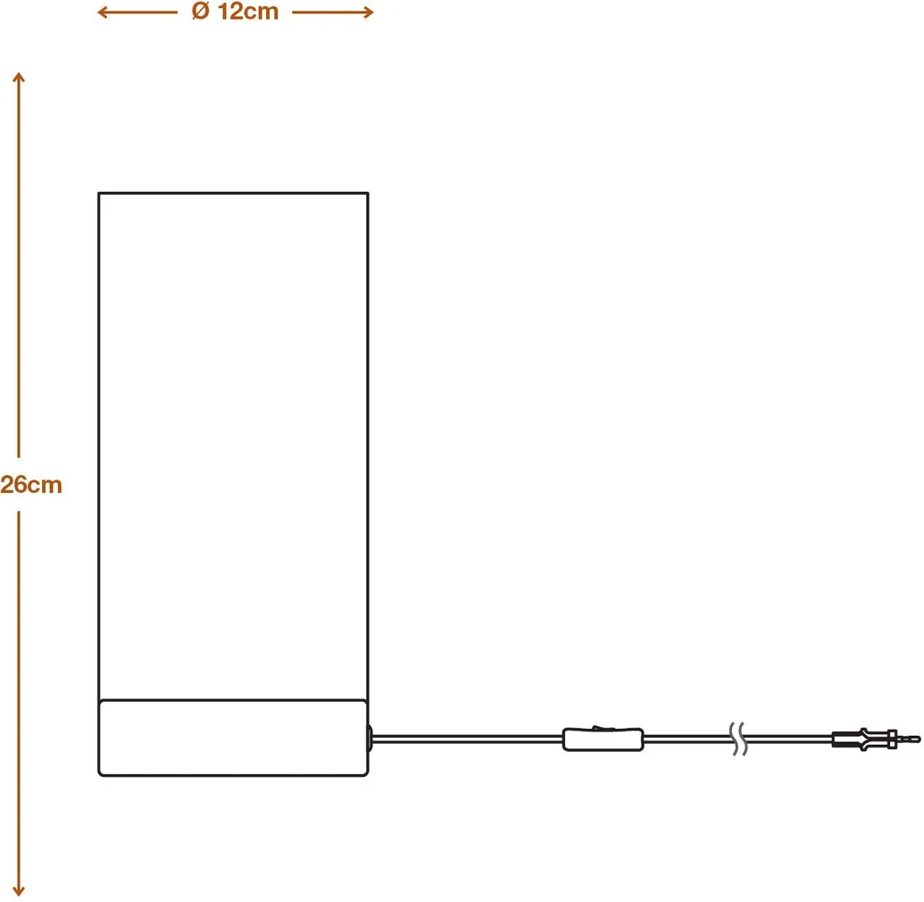 LAUALAMP LEDVANCE DECOR FELT WEAVING TUBE E14 TUMEHALL