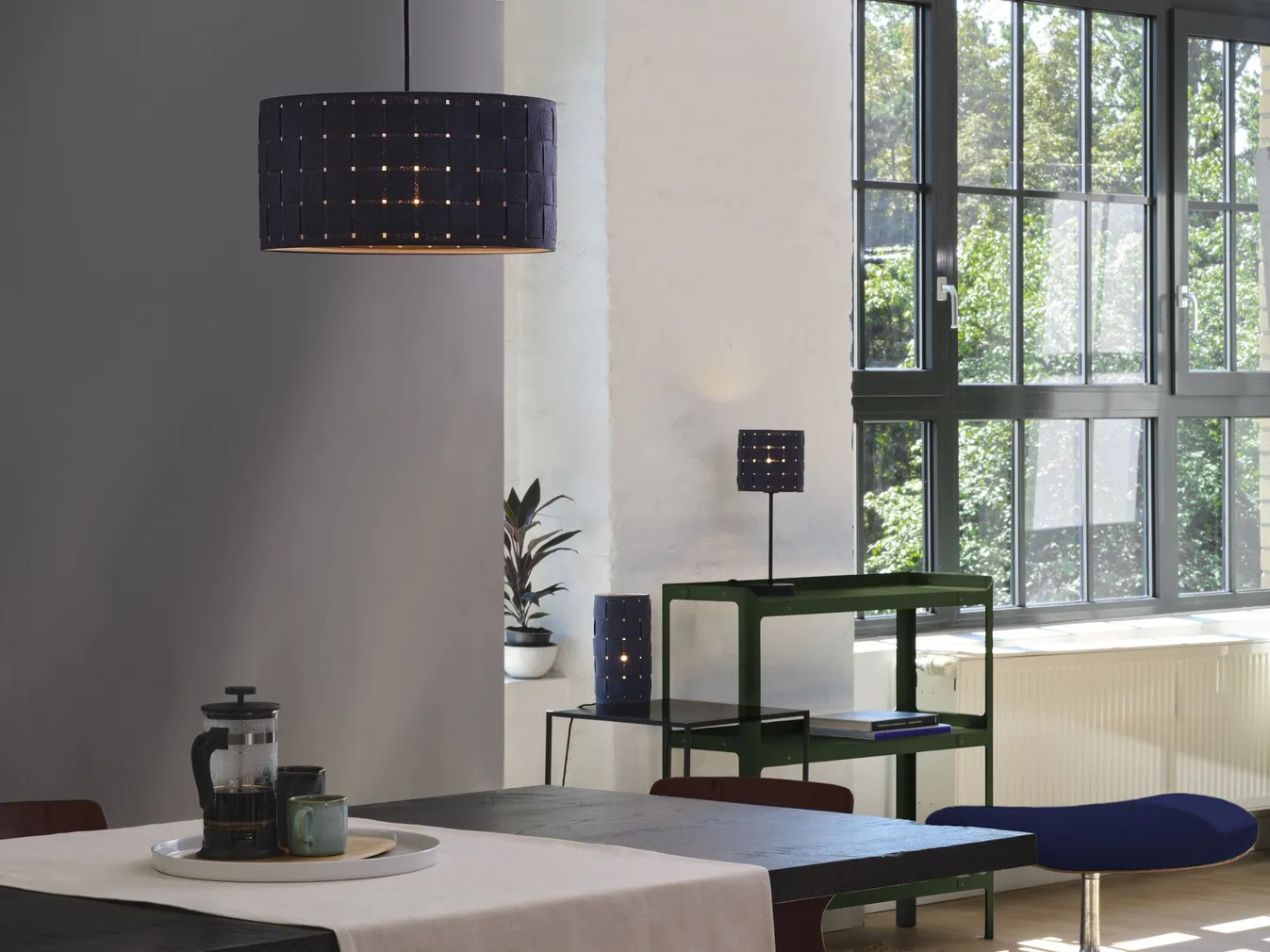 LAUALAMP LEDVANCE DECOR FELT WEAVING STAND E14 TUMEHALL