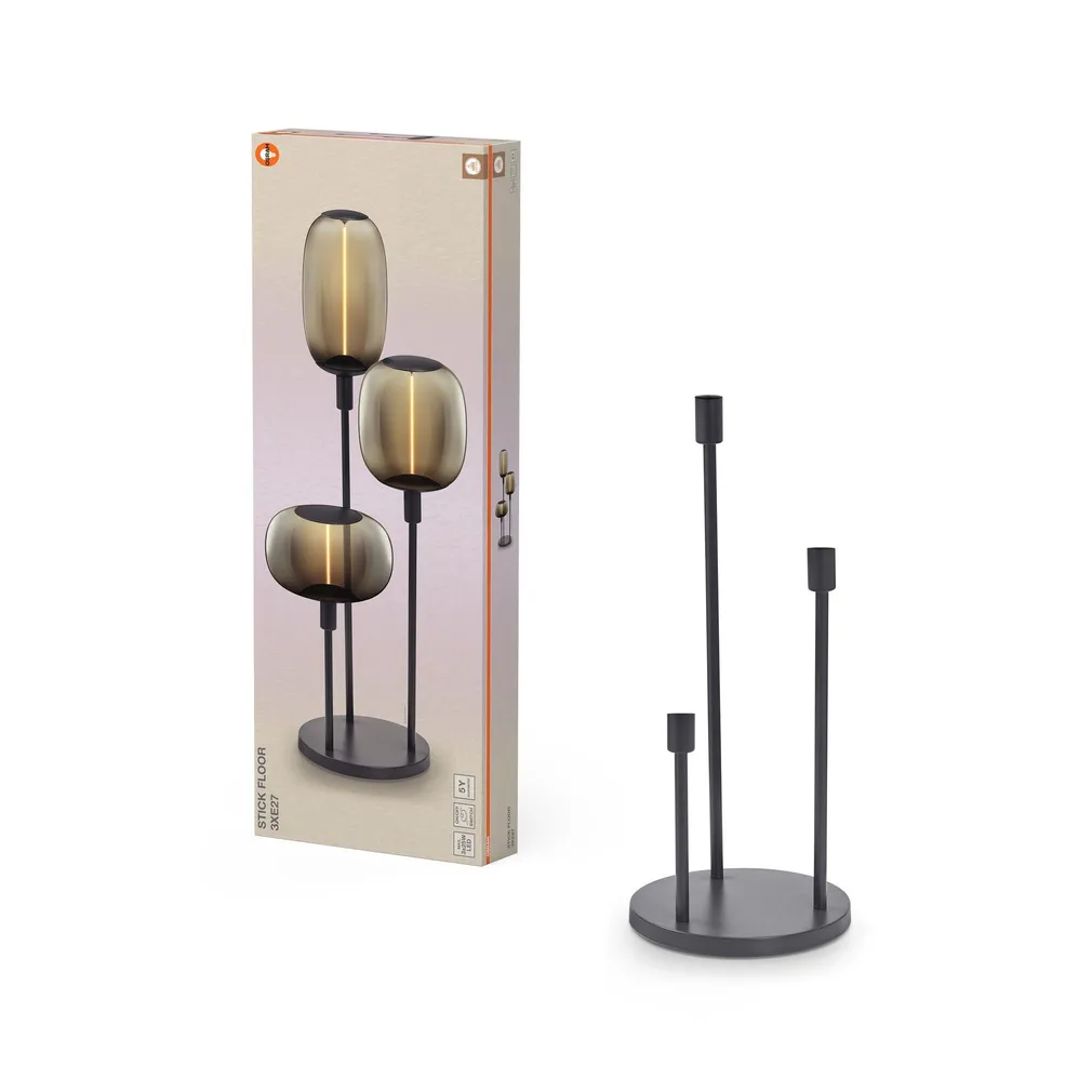 PÕRANDALAMP LEDVANCE DECOR STICK 3XE27 TUMEHALL