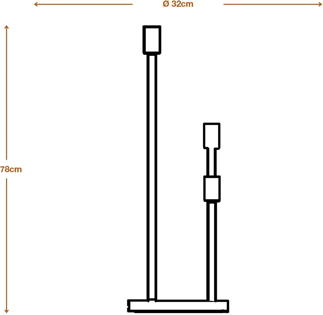 PÕRANDALAMP LEDVANCE DECOR STICK 3XE27 TUMEHALL
