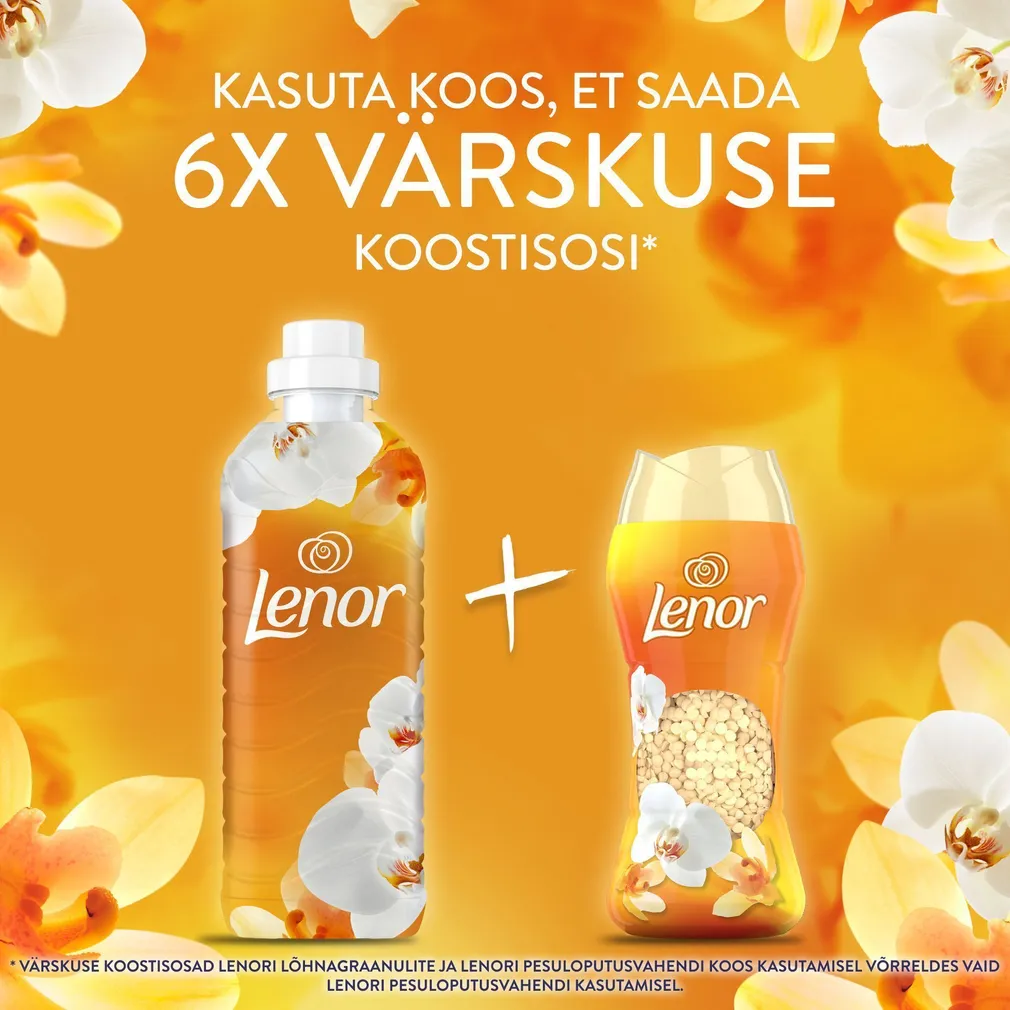 PESULOPUTUSVAHEND LENOR GOLD ORCHID&VANILLA 2X1239ML