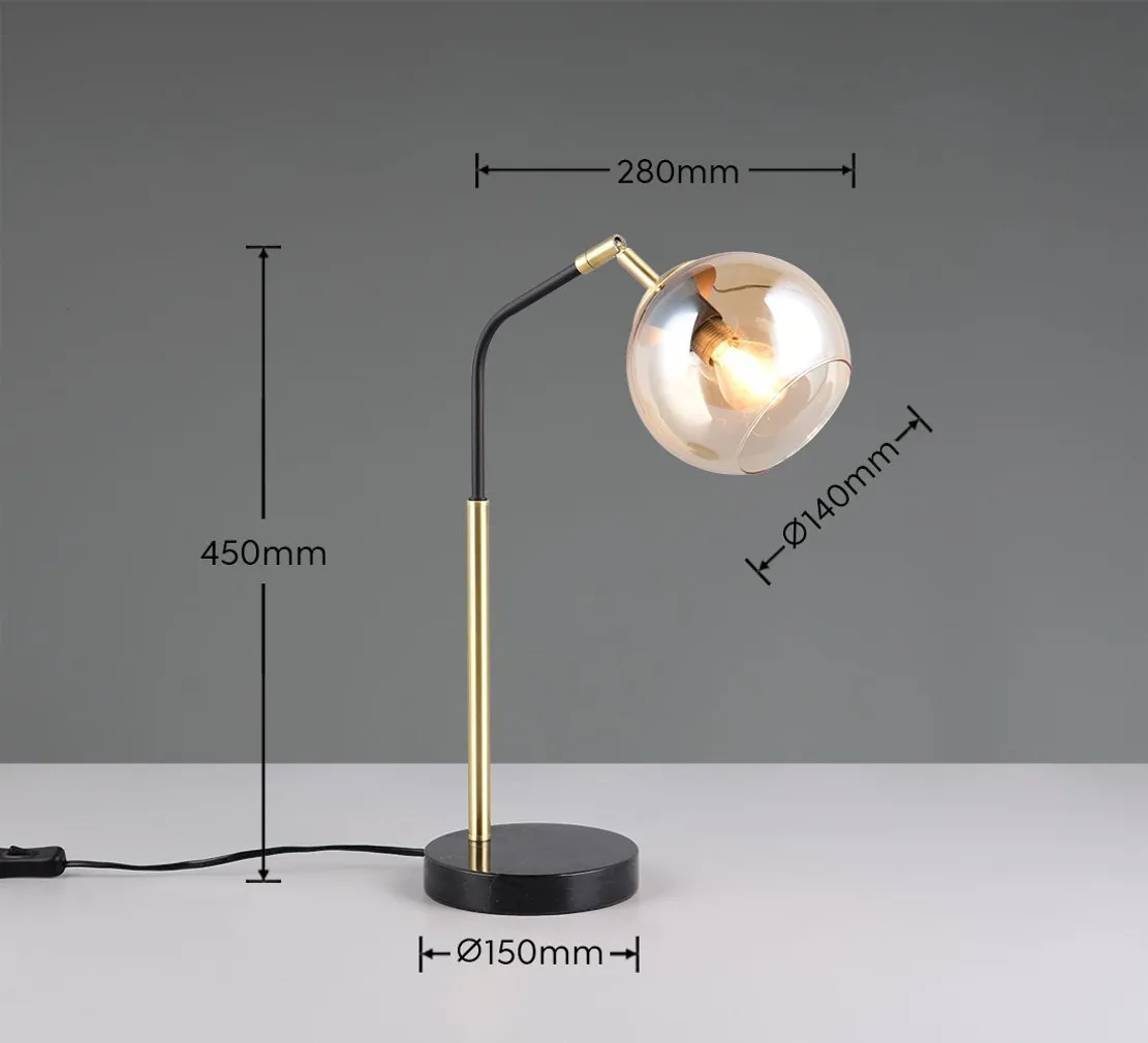 LAUALAMP TRIO PAXTON E27 MATT MUST/KULDNE