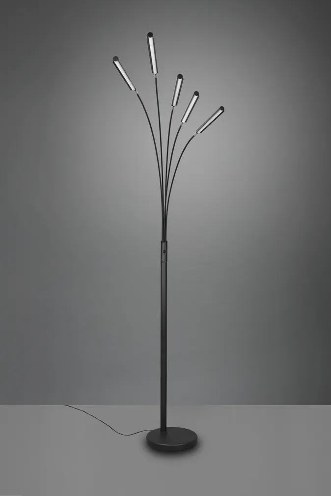 PÕRANDALAMP TRIO REED LED MATT MUST