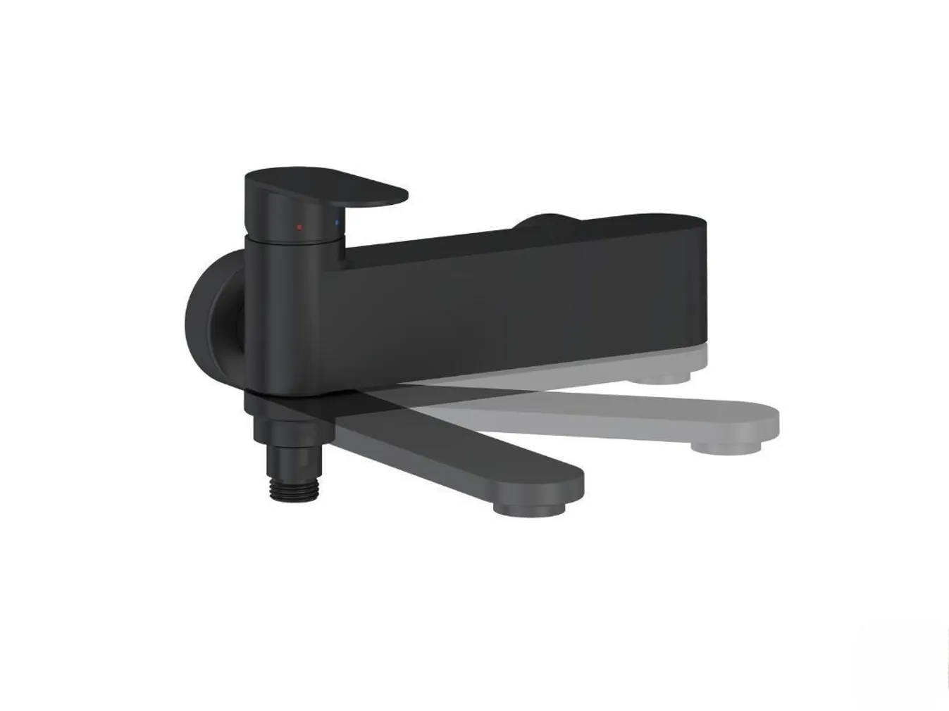 VANN RAVAK CHROME SLIM 150X70CM SETV10 SEGISTIGA, MUST