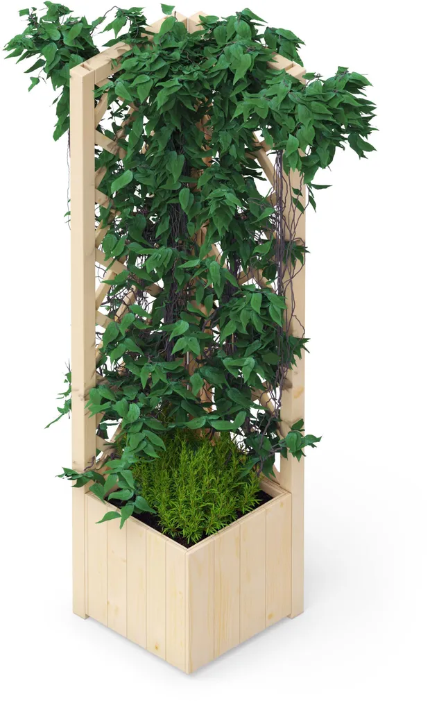 LILLEKAST UPYARD VÕREGA 40X40X160CM NATURAALNE