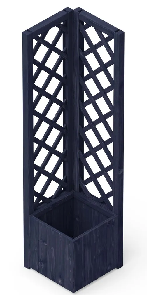 LILLEKAST UPYARD VÕREGA 40X40X160CM MUST