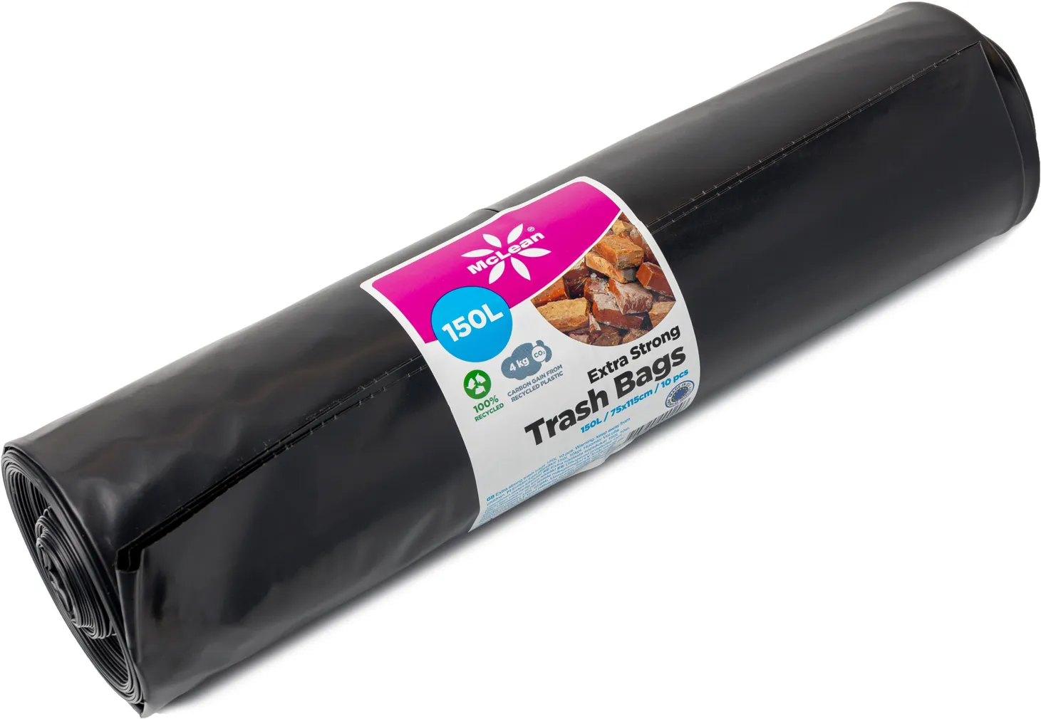 EHITUSPRÜGIKOTT MCLEAN EXTRA TUGEV, 150L 10TK/RULL