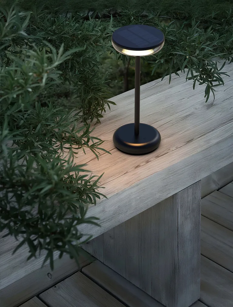 LAUALAMP SOLAR 26CM DIM MUST USB