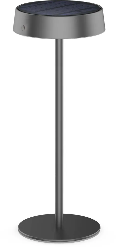 LAUALAMP SOLAR LED 31,1CM MUST USB