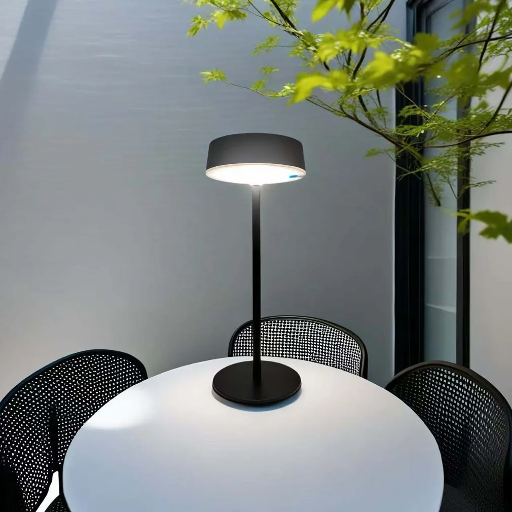 LAUALAMP SOLAR LED 31,1CM MUST USB