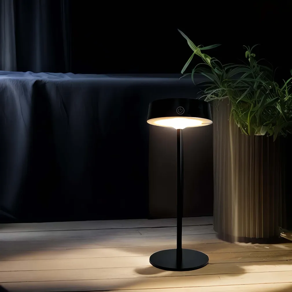 LAUALAMP SOLAR LED 31,1CM MUST USB