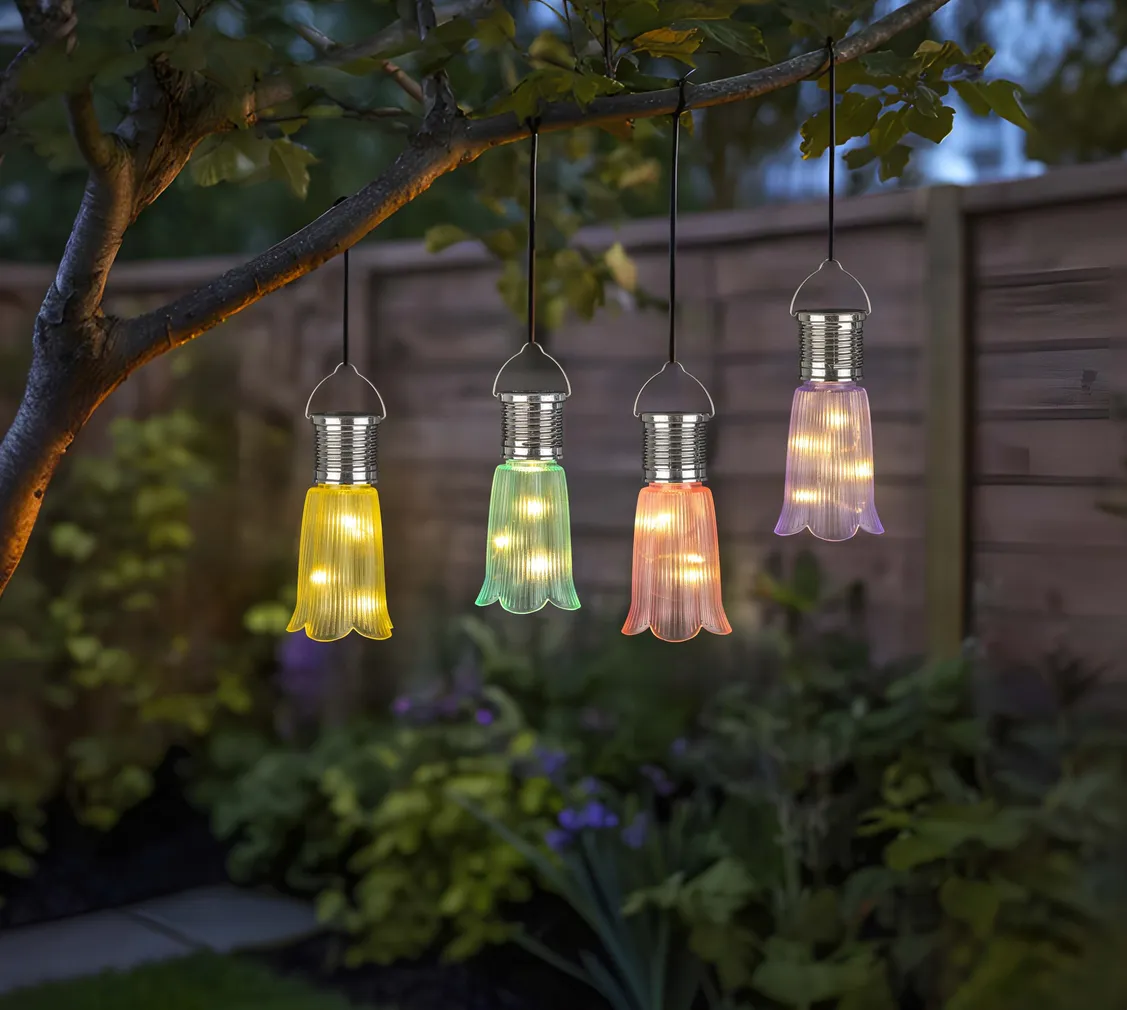 AIAVALGUSTI SOLAR LILLED 10,5CM 4TK