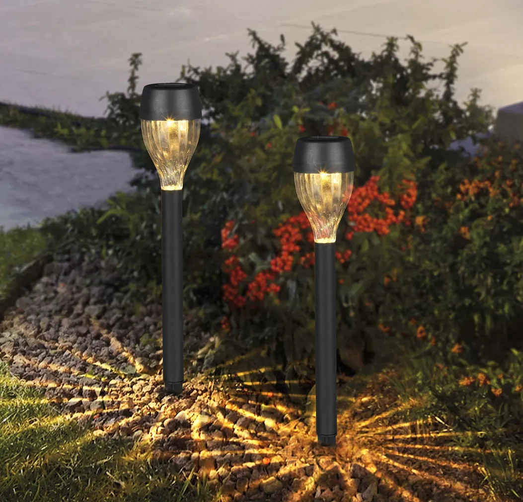 AIAVALGUSTI SOLAR LED 32CM 40MAH MUST