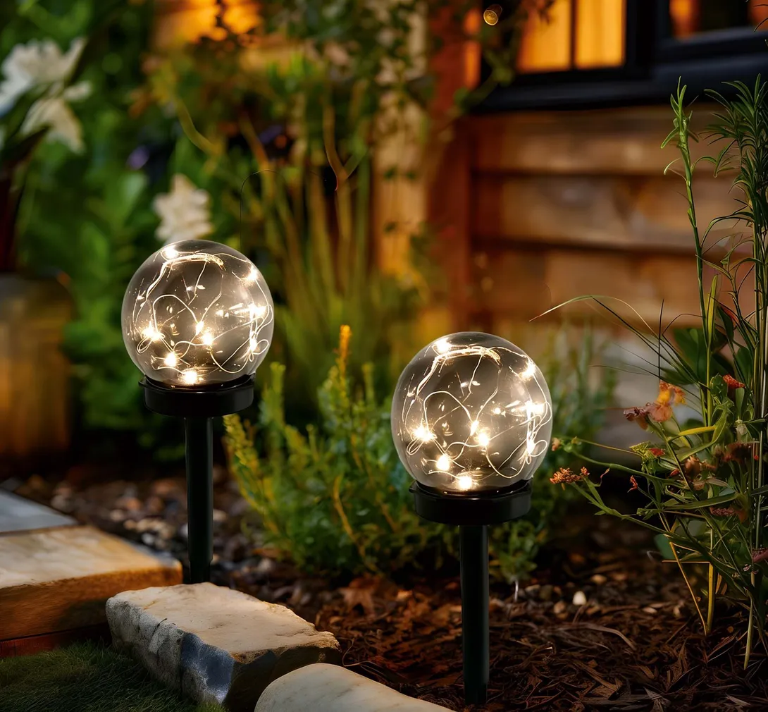 AIAVALGUSTI SOLAR PALL LED 2V 40MAH MUST 35CM