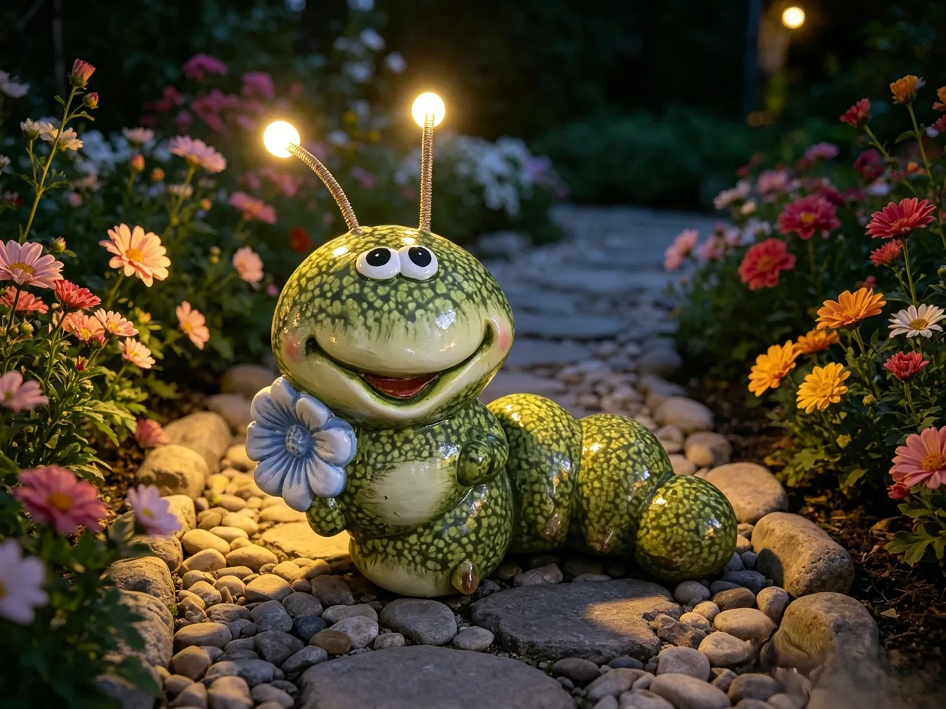 AIAVALGUSTI SOLAR RÖÖVIK LED 1,2V 300MAH 17CM