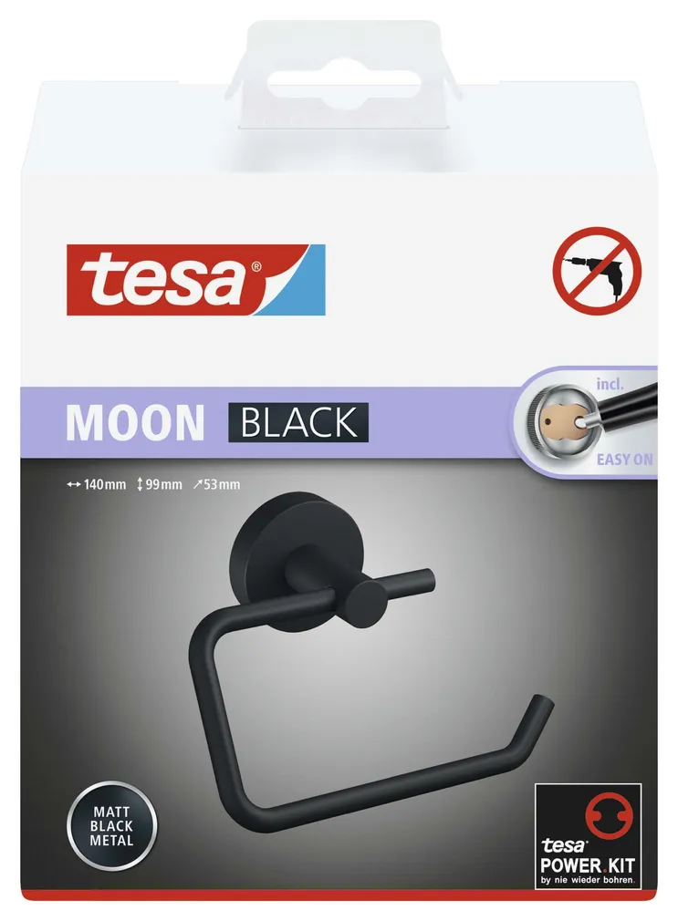 TUALETTPABERIHOIDIJA TESA MOON KAANETA MUST